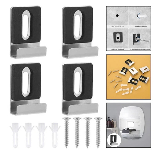 4pcs heavy duty mirror - duty, holder