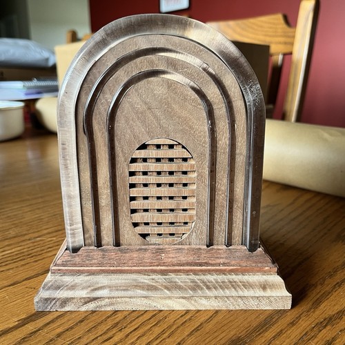 Handmade wood phone - wood, amplifier