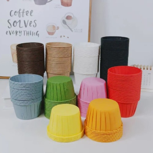 50pcs paper cups cake cupcake - 50pcs,