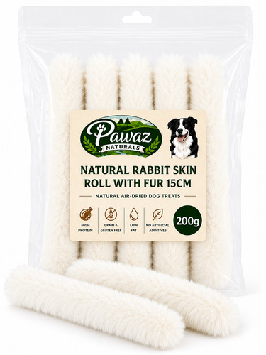 Rabbit skin rolls with fur - rolls,