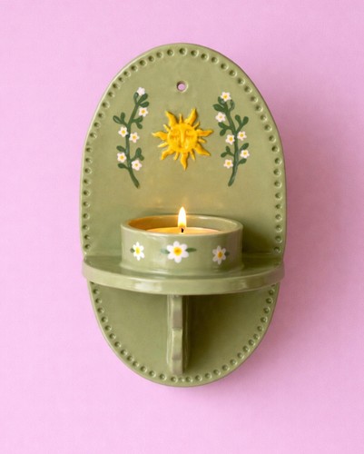 Wall candle holder - air, drying