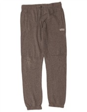 VANS Womens Tracksuit Trousers Joggers UK 14 Medium  Grey Cotton TN11