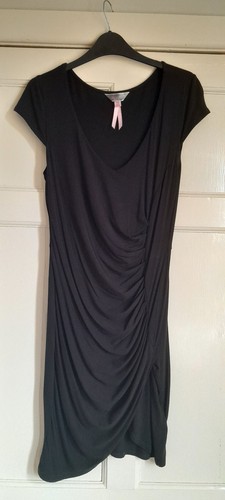 Lipsy black ruched