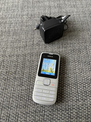 Nokia silver mobile - c1,