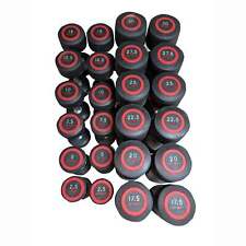 Origin Fitness RD2 Rubber Dumbbell set 2.5kg-30kg - Commercial Gym Equipment  