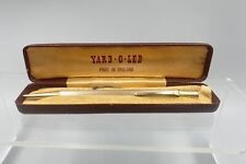 Yard O Led Rolled Gold Vintage Retractable Pencil Original Box Patent No 422767
