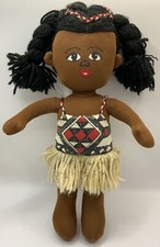 Maori Doll Rozcraft 2003 Vintage Doll New Zealand Rozcraft 11 Inches