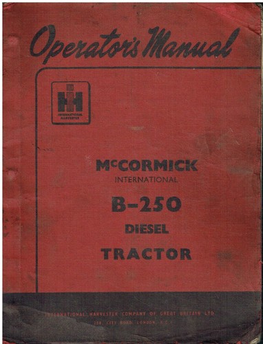 Mccormick international - i.h.,