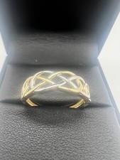 9ct Gold 7mm Ring - Two Colour