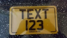 7X4 Reflective Track Day Plate Novelty Motorcycle Motorbike Show Number plate