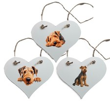 Airedale Terrier Hanging Sign