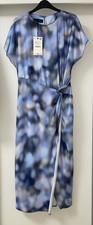 ZARA BLUE SATIN TIE-DYE PRINT
