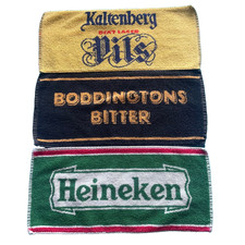 Beer Bar Towels 3 Cotton Mats