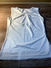 Crea Concept designer vest top white 14-16. Stretchy VGC