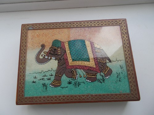 Vintage indian wooden - indian,