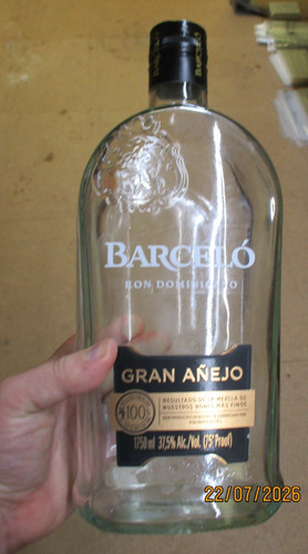 Large thick glass - large, rum
