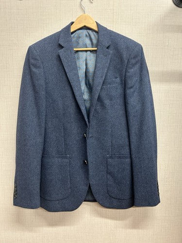 Primark mens blue herringbone - mens,