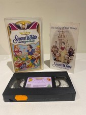Snow White And The Seven Dwarfs Walt Disney’s Classic, VHS Video Tape PAL