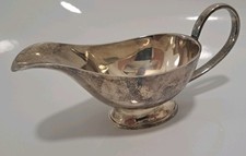 Vintage Silver Plated Gravy Sauce Boat