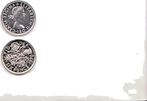 1970 pre decimal - pre-decimal, sixpence