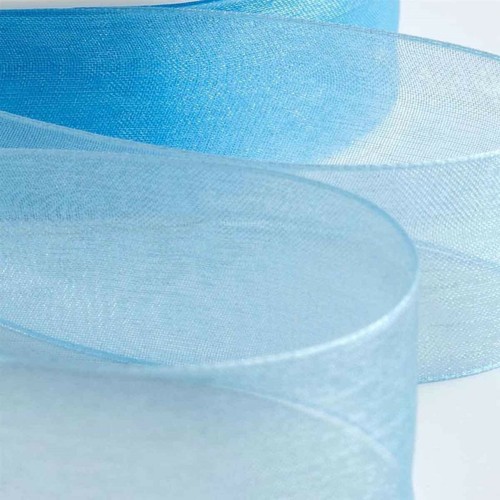 Organza ribbon 10mm many color - organza,