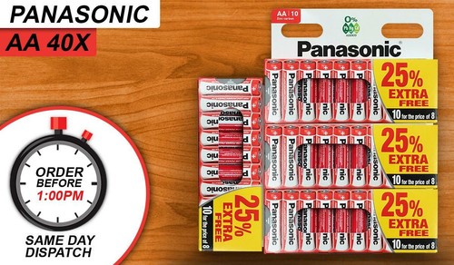 Genuine panasonic zinc - 40, aa