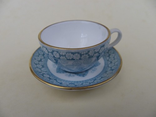Spode miniature green - miniature, white
