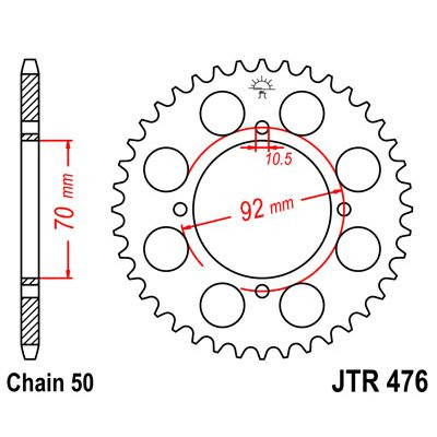 Sprockets ring - jt,