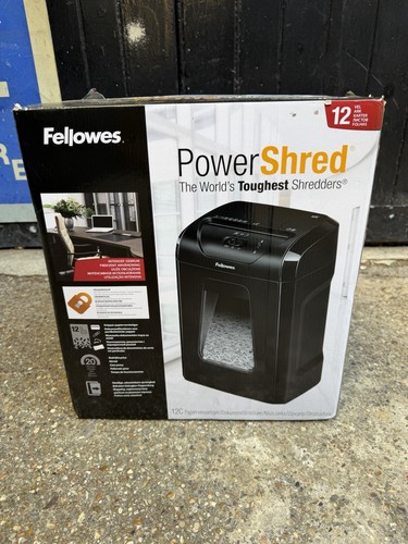 Fellowes powershred 12c - powershred, cross
