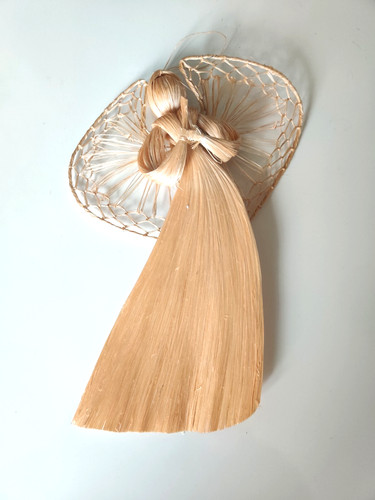 Vintage christmas corn dolly - corn,