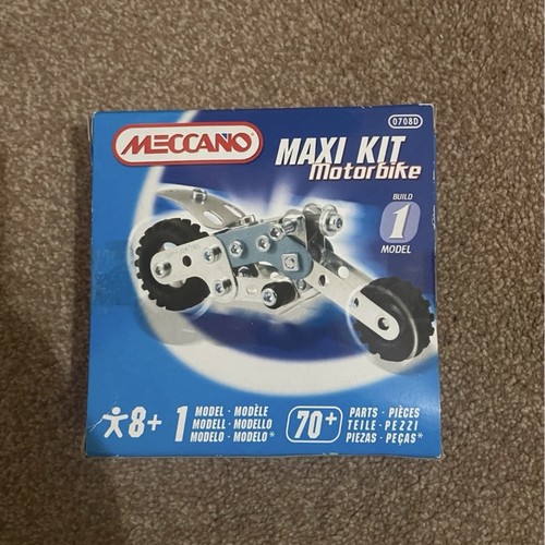 Meccano maxi kit motorbike - meccano,