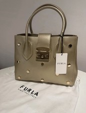 Furla Metropolis Gold Leather