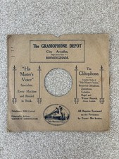 Vintage Record Sleeve 78rpm