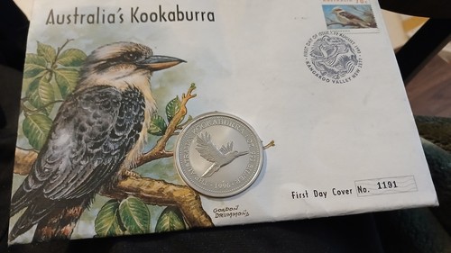 Solid silver kookaburra 1oz - kookaburra,