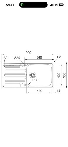 Franke kitchen sink - kitchen, 1