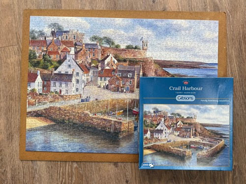 Crail harbour jigsaw 1000 - jigsaw,