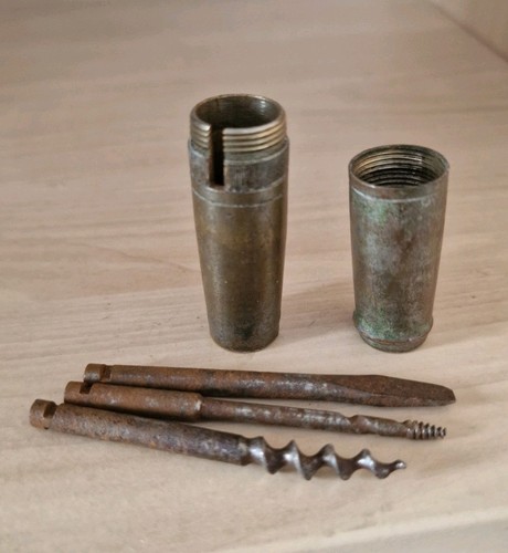 Antique brass travel - antique, roundlet