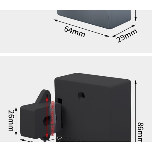 Card operated cabinet lock - card, no