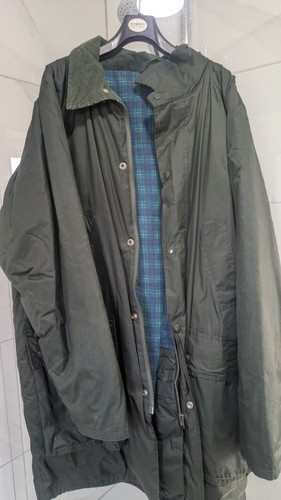 Green wax jacket - green,