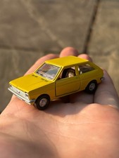 Mira 145 Ford Fiesta Mk I Yellow Scale Model Car Collectible, made in Spain!