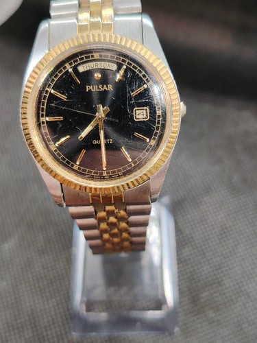 Pulsar fluted bezel double - fluted,