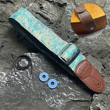 Guitar Strap Cyan Green
