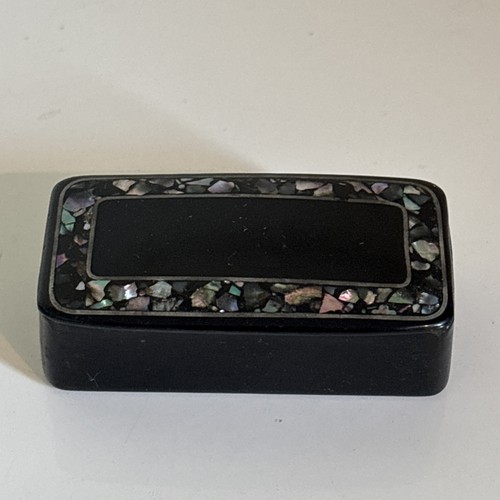 Victorian black paper mache - victorian,