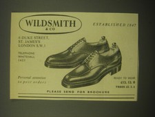 1965 Wildsmith & Co. Shoes Ad
