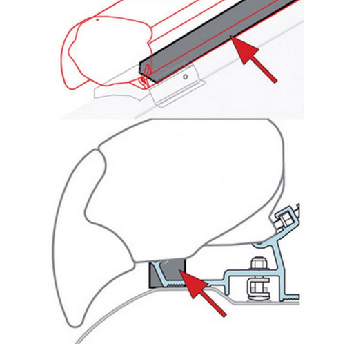 Fiamma kit rain guard - rain,