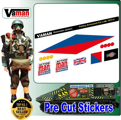 Action man stickers - action,
