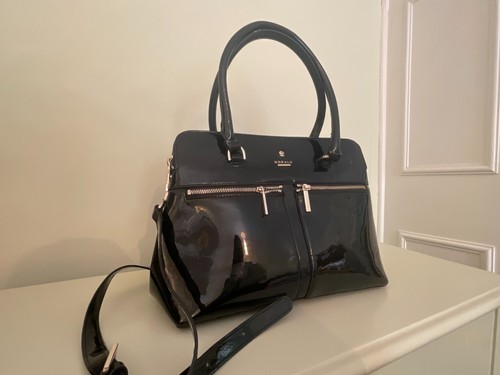 Modalu london black patent - black,
