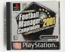 Football Manager Campionato 2001 Playstation 1 Ps2 Ps3 Pal Italiano Completo