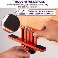 Cabinet Hardware Jig Tool with