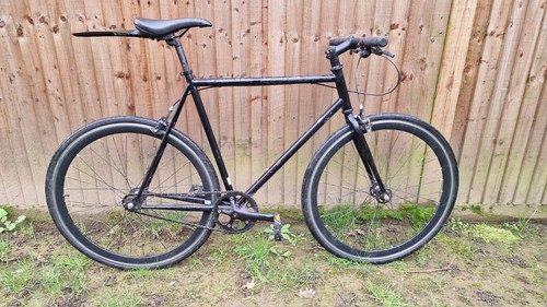 Black single speed - single, bicycle